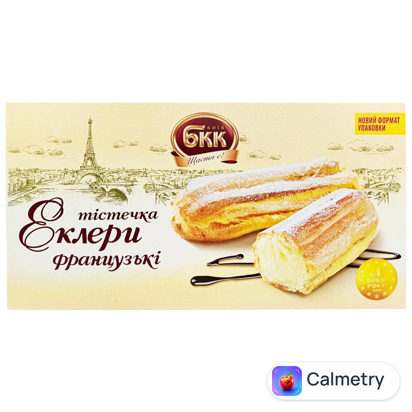 Тістечка БКК еклери французькі 330г — фото продукту