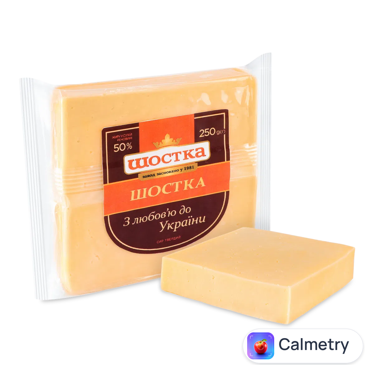 Сир «Шостка» «Шостка» 50%, фасований