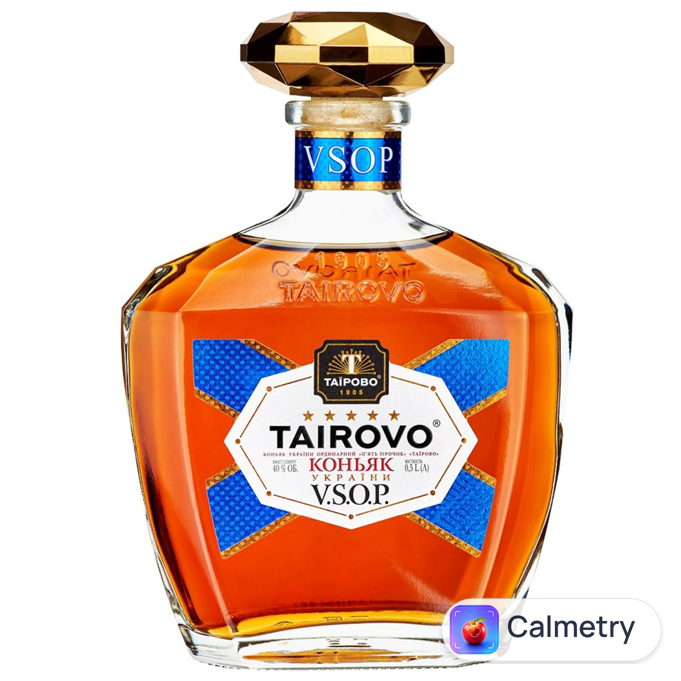 Коньяк Tairovo V.S.O.P. 5 років 40% 0,5л Таїрово