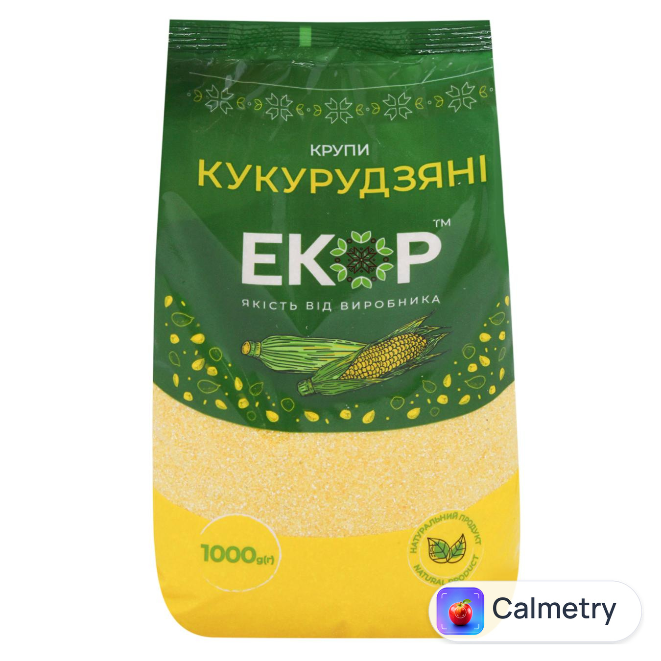 Крупа кукурудзяна Екор 1кг — фото продукту
