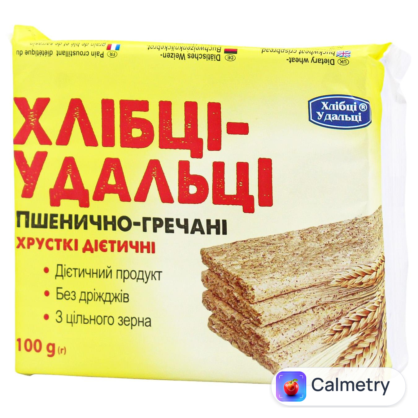 Хлібці Хлібці-Удальці пшенично-гречані дієтичні 100г