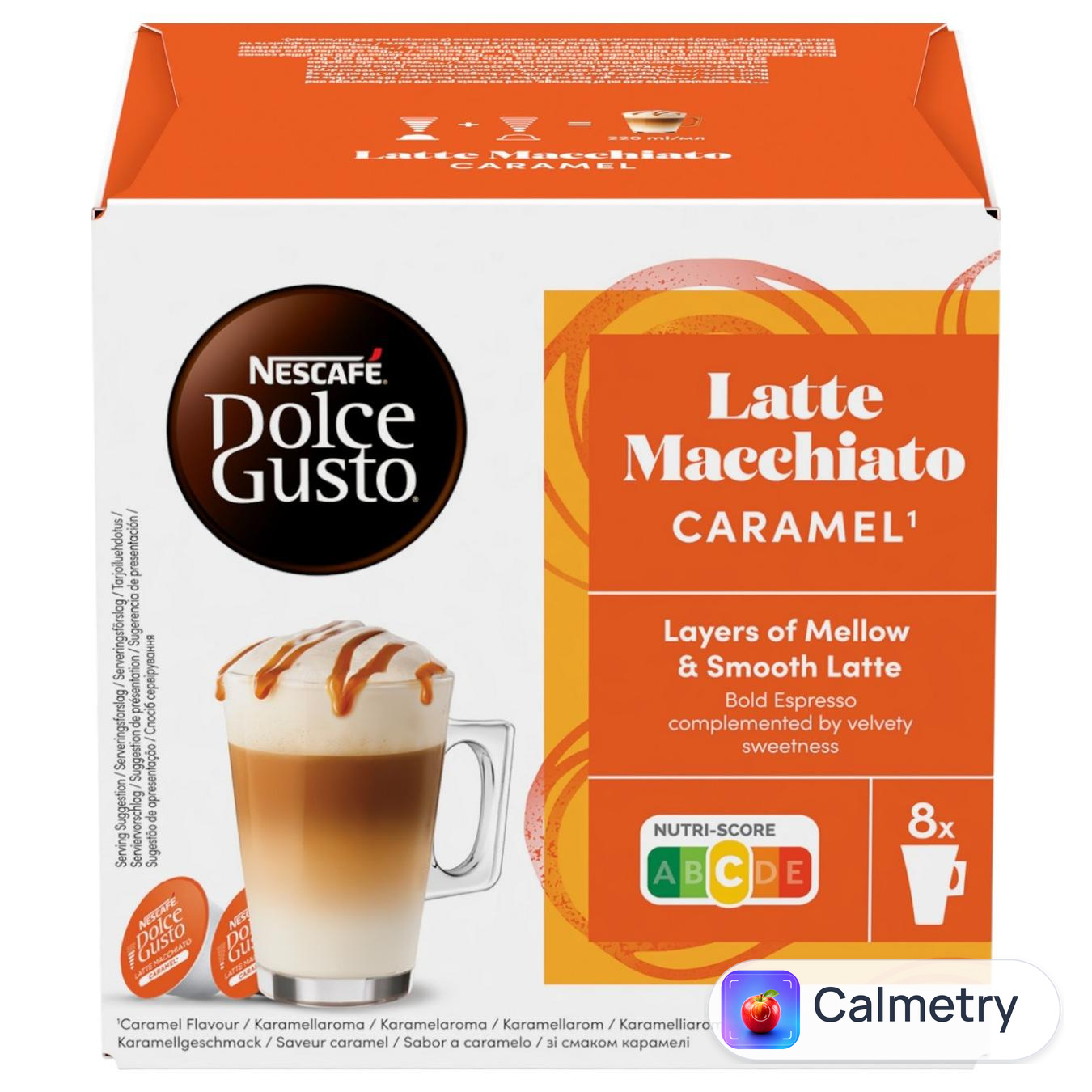 Кава в капсулах NESCAFÉ® DOLCE GUSTO® Latte Macchiato Caramel 145,6г 16шт