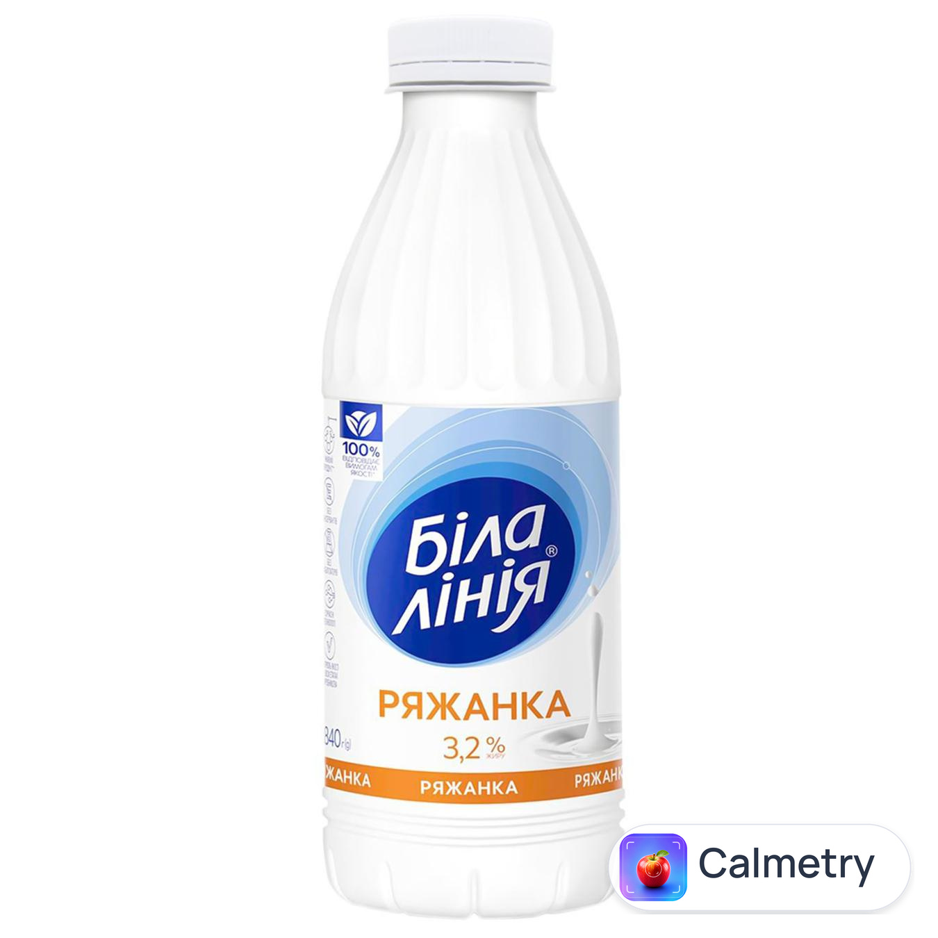 Ряжанка Біла лінія 3,2% 840г