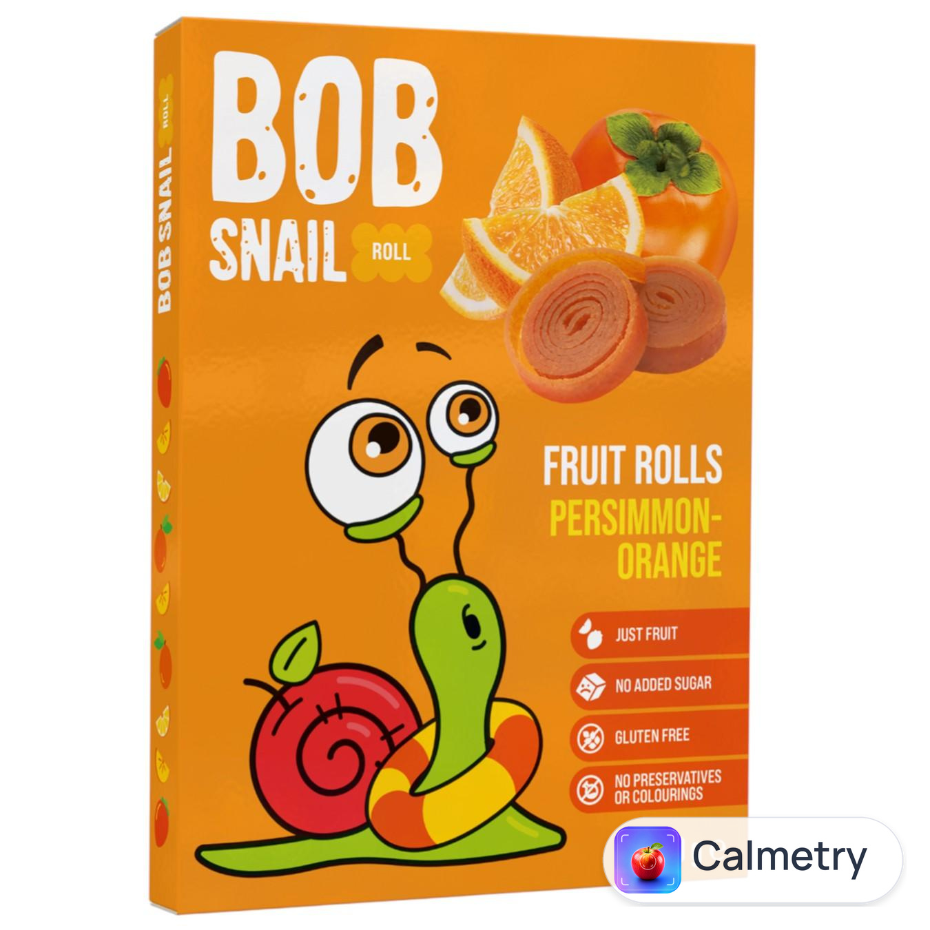 Цукерки Bob Snail з хурми та апельсину натуральні 60г