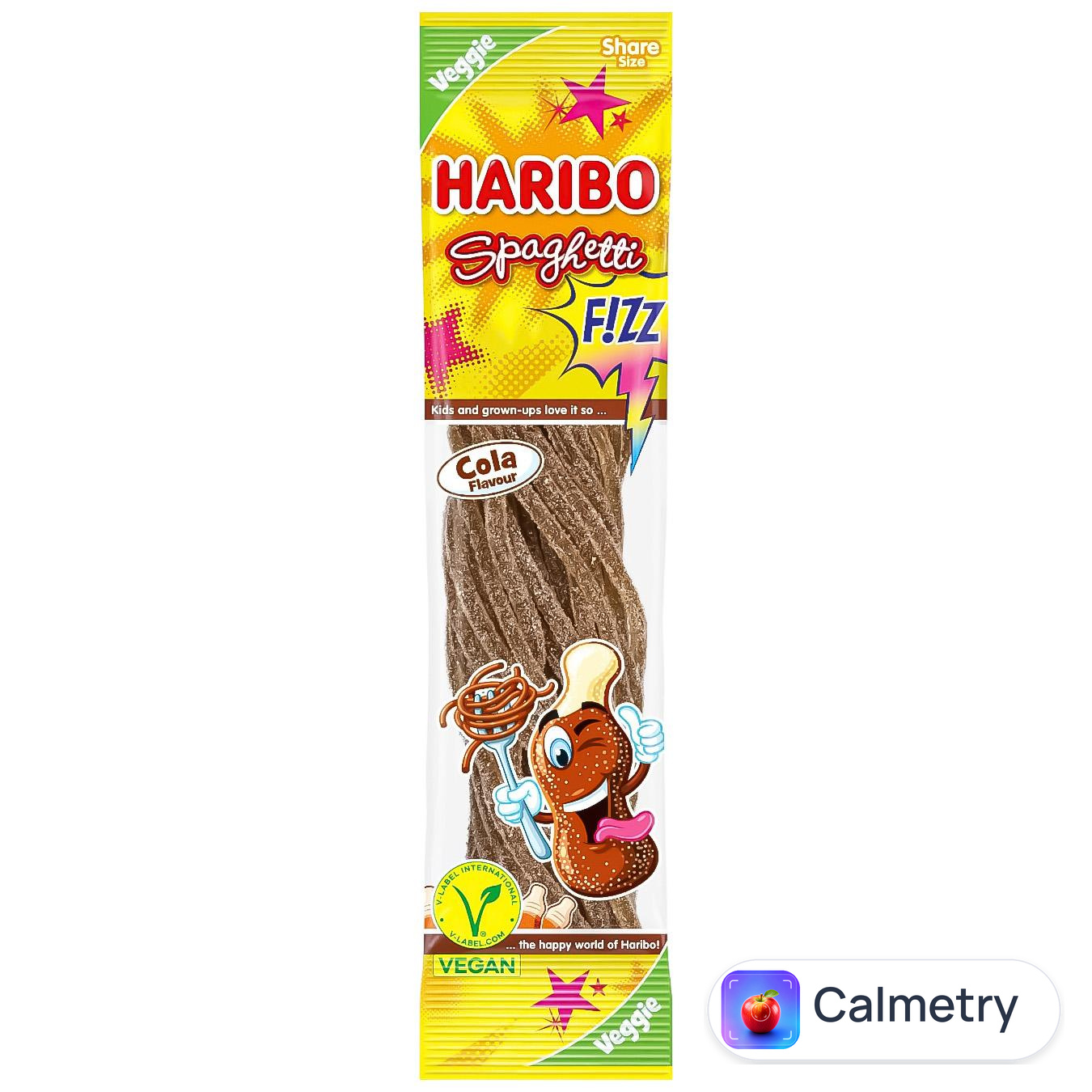 Цукерки Haribo Spaghetti Fizz Cola желейні 200г