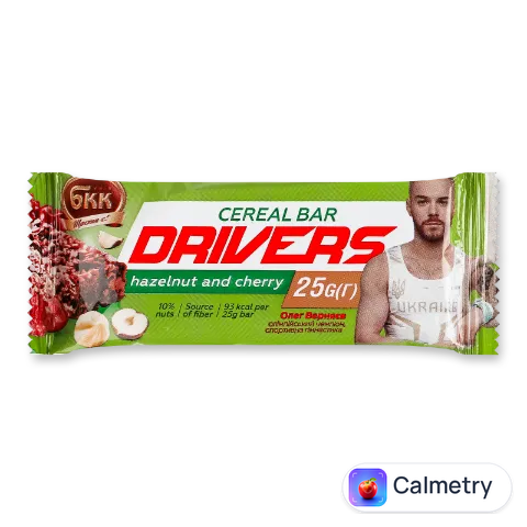 Батончик Київ БКК Drivers зернов з фундуком-вишнею