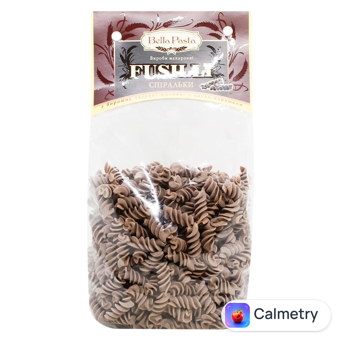 Макаронні вироби Bella Pasta Fusilli Cacao спіральки 400г