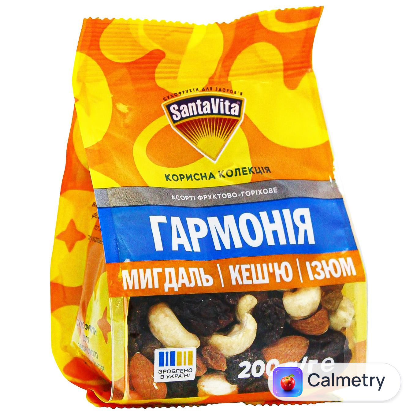 Асорті SantaVita Гармонія фруктово-горіхове 200г — фото продукту