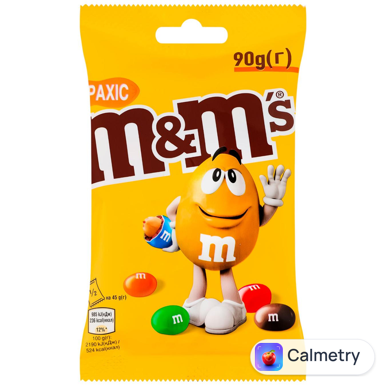 Драже M&M's з арахісом та молочним шоколадом 82г