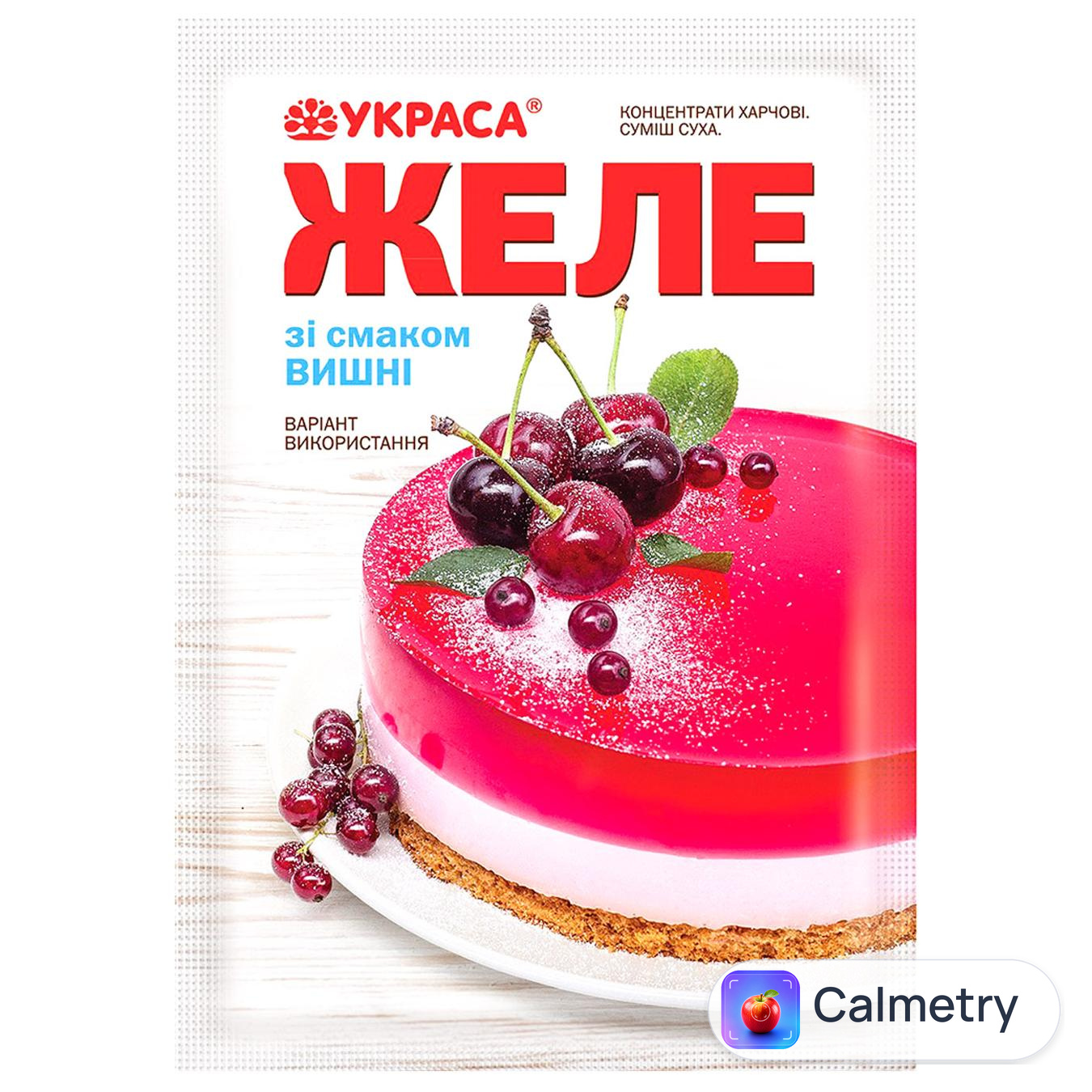 Желе Украса смак вишні 90г
