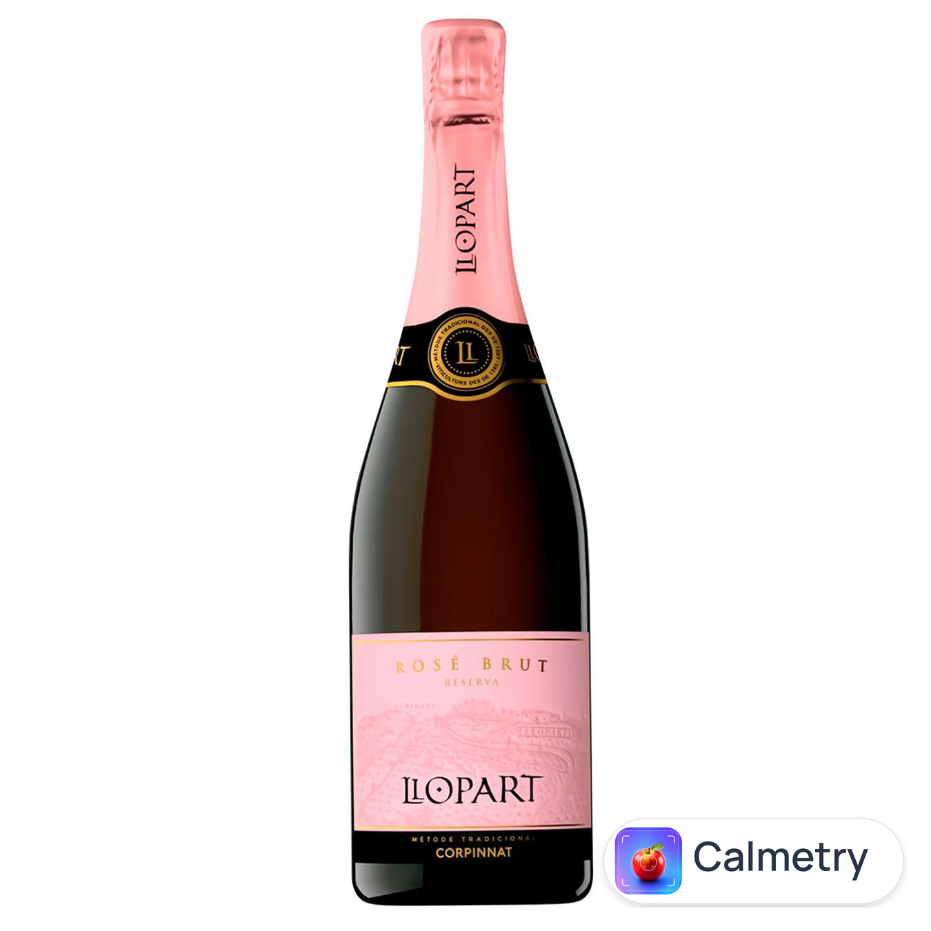 Вино ігристе Llopart Rose Brut рожеве брют 11,5% 0,75л