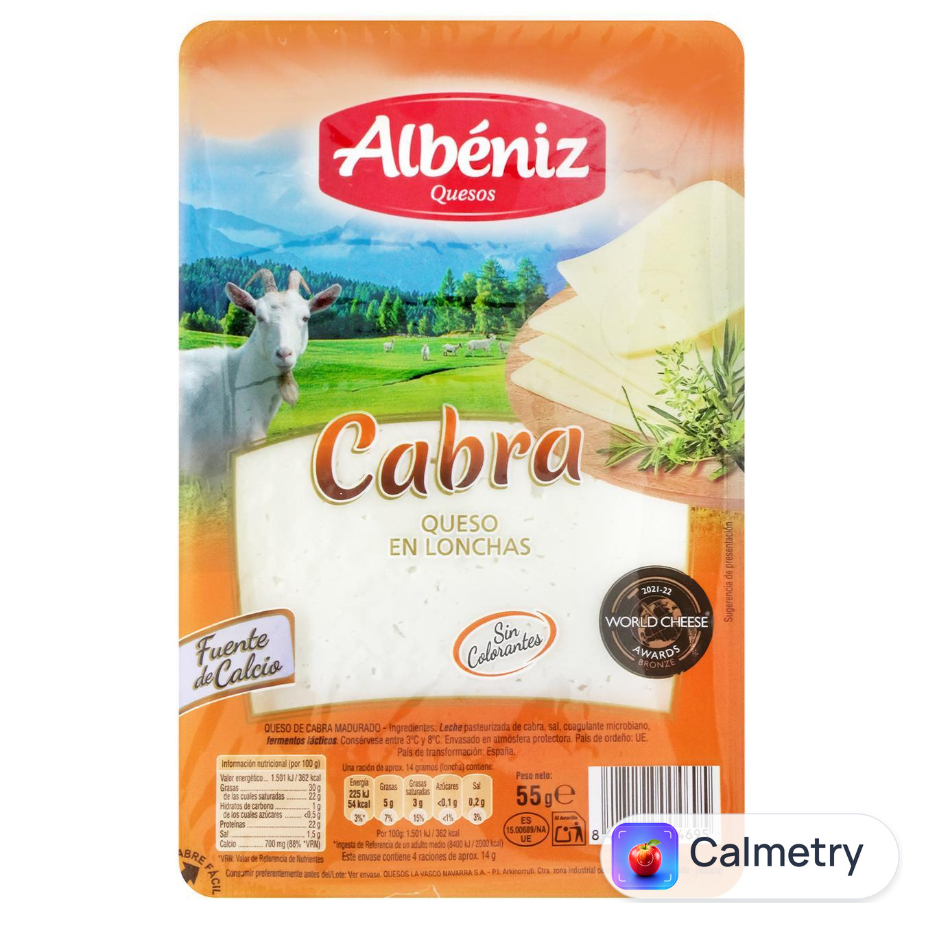 Сир Albeniz Cabra козиний 50% 55г — фото продукту