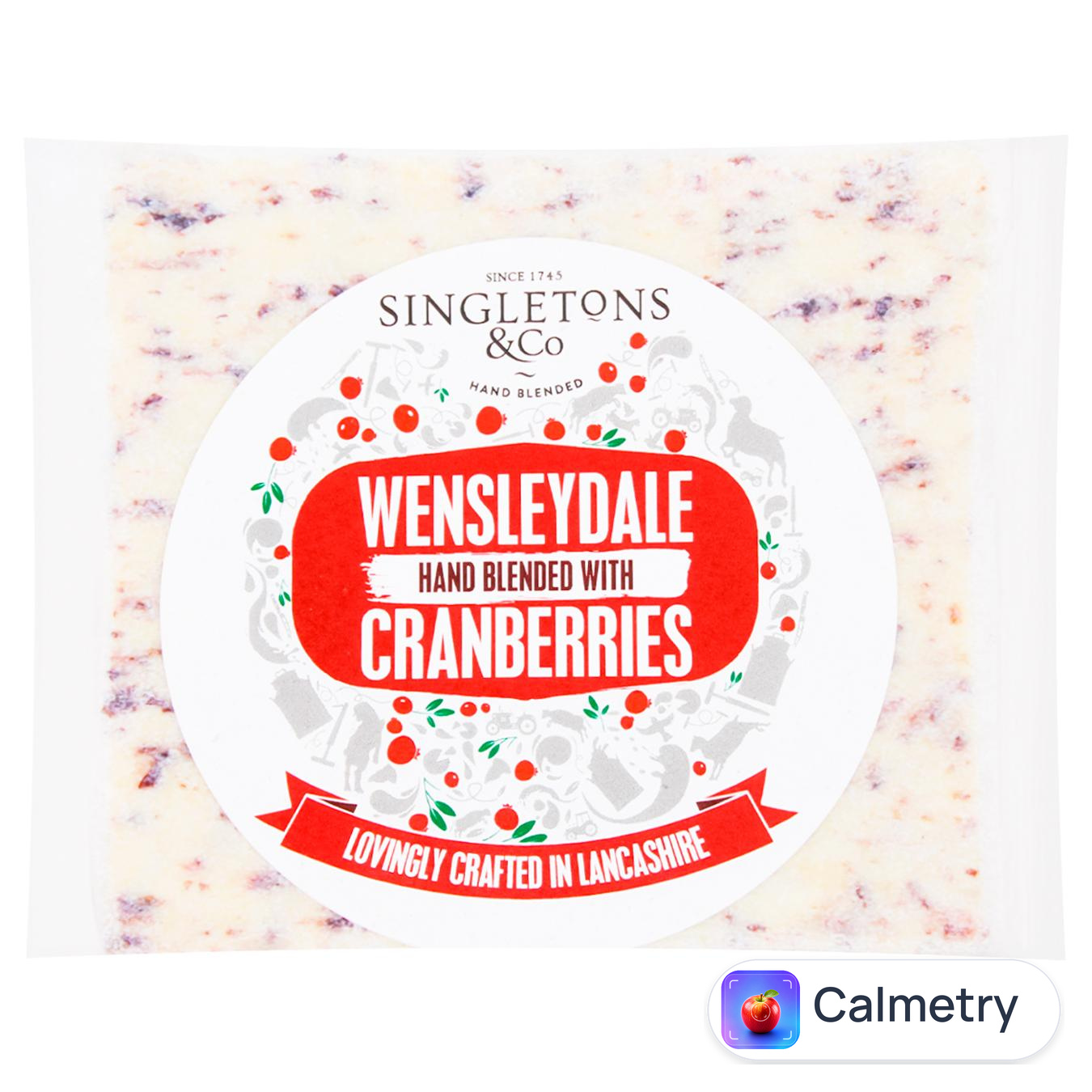 Сир Singletons&Co Wensleydale Десертний з журавлиною 200г