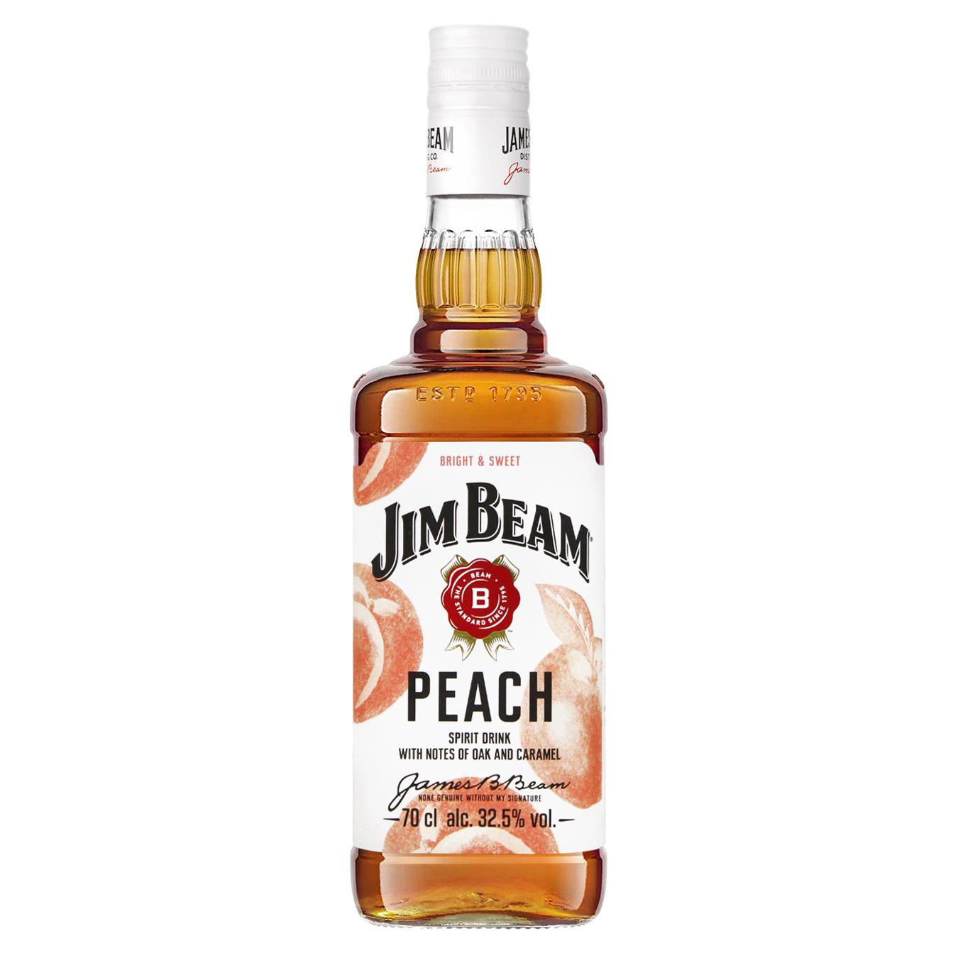 Лікер Jim Beam Персик 32,5% 0,7л — фото продукту