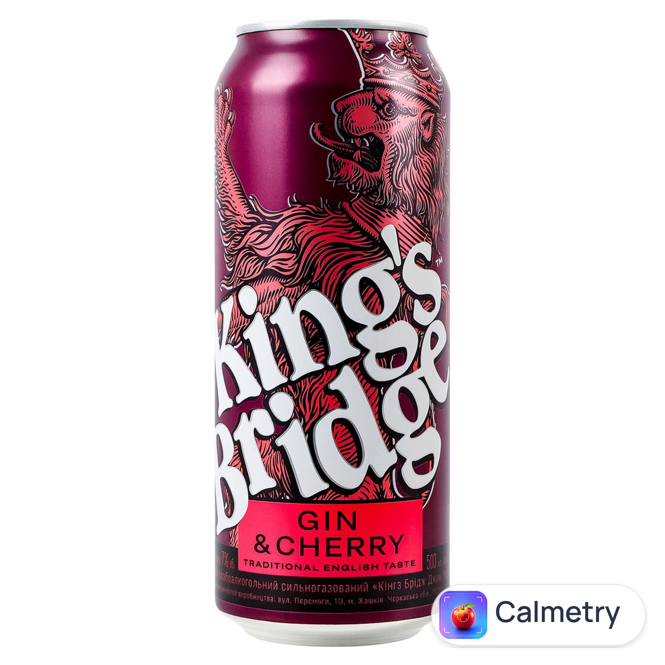 Напій слабоалкогольний King's Bridge Gin & Cherry 7% 0,5л 24шт