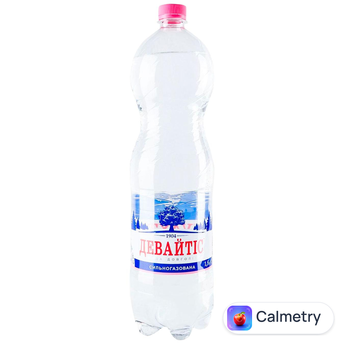 Вода мінеральна Девайтіс газована 1,5л — фото продукту