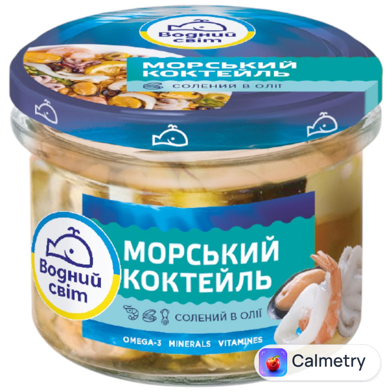 Морський коктейль Водний Світ солений в олії по-новозеландськи 170г — фото продукту