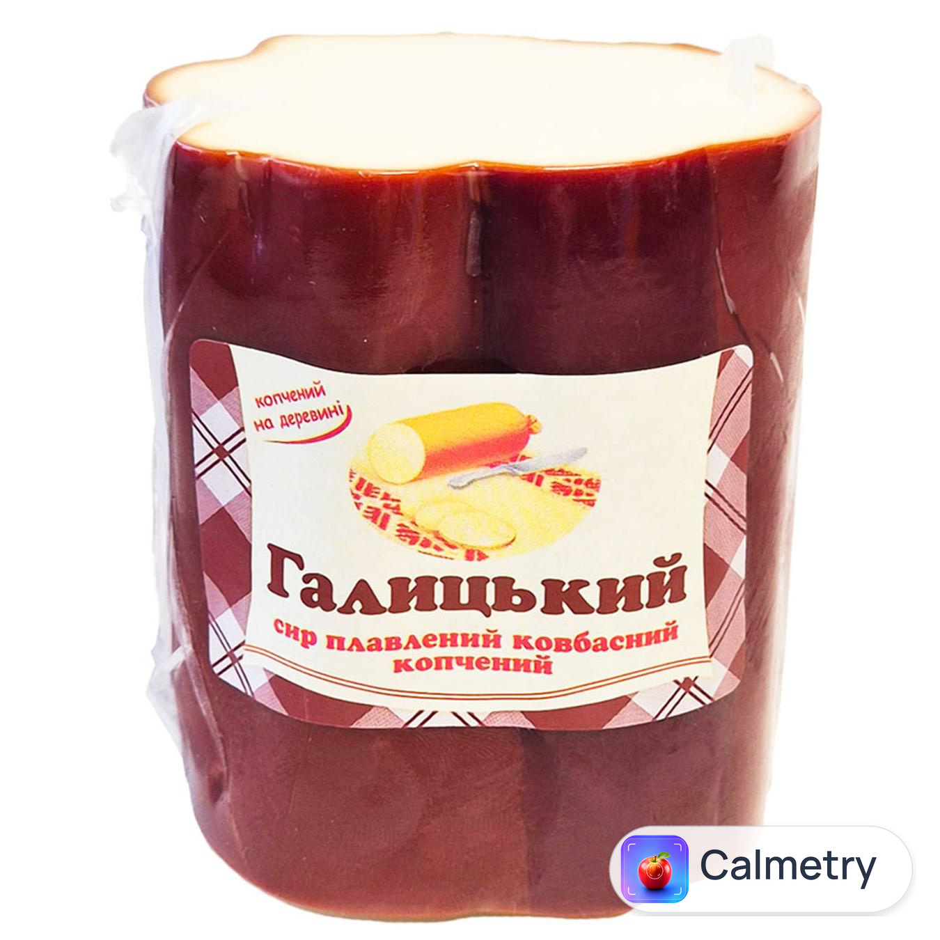 Сир плавлений Галицький ковбасний копчений 40% Наш Молочник