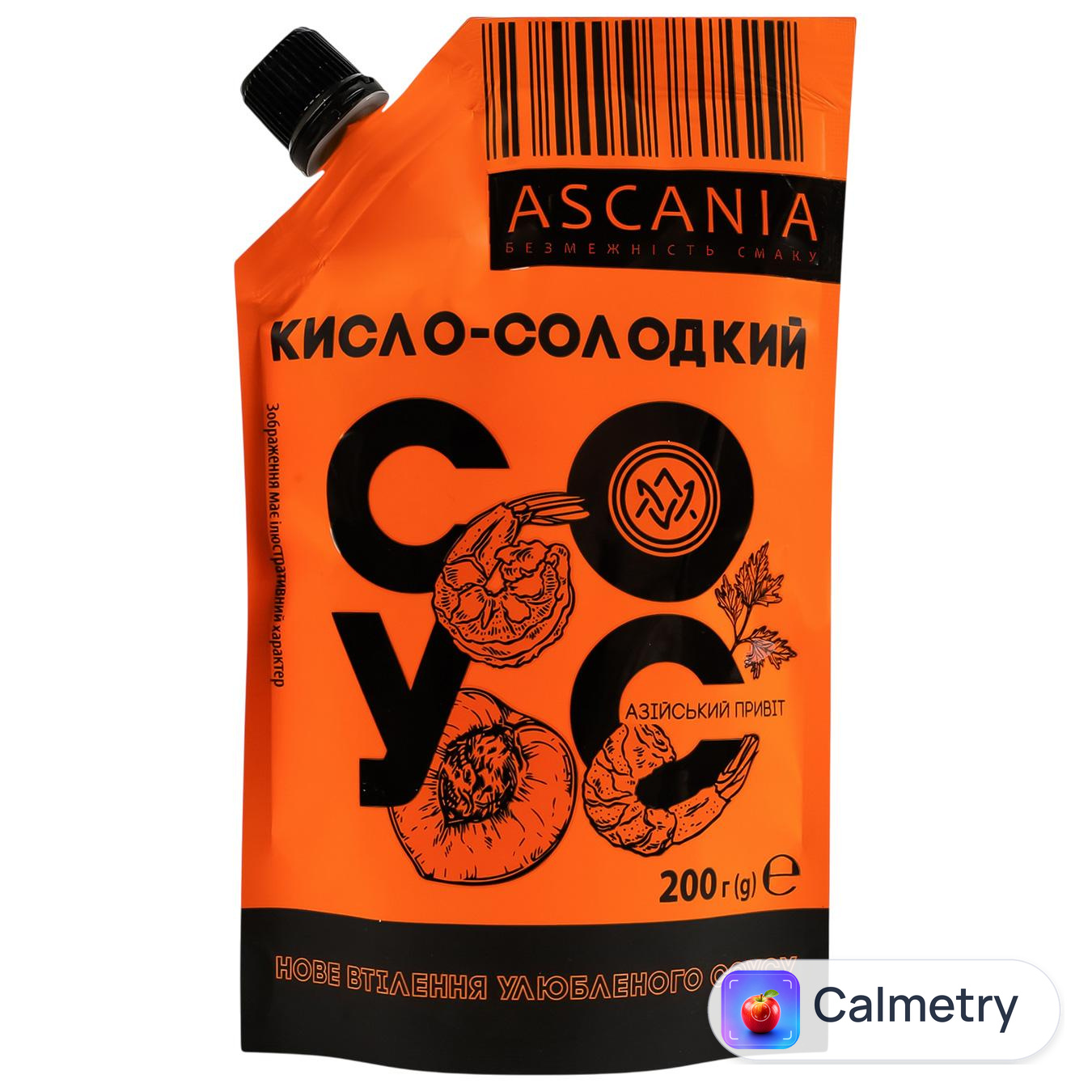 Соус Ascania Кисло-солодкий 200г
