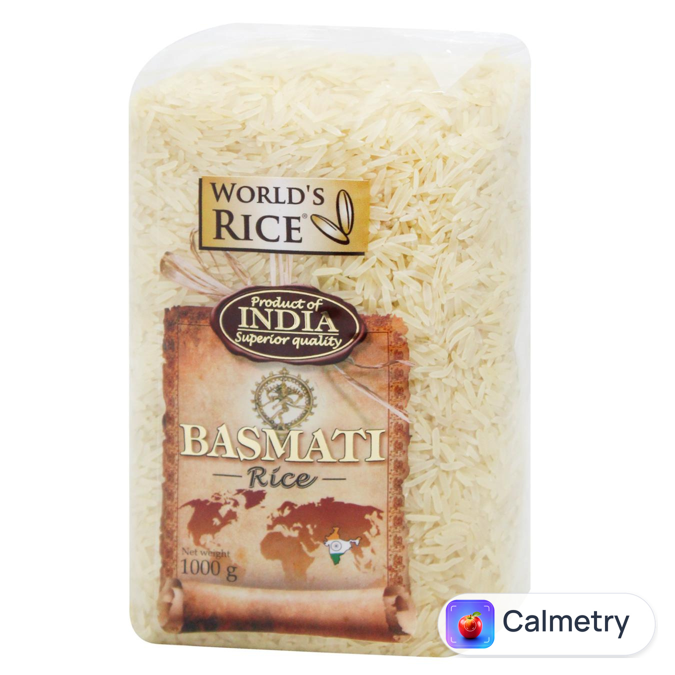Рис World's Rice Басматі 1кг — фото продукту