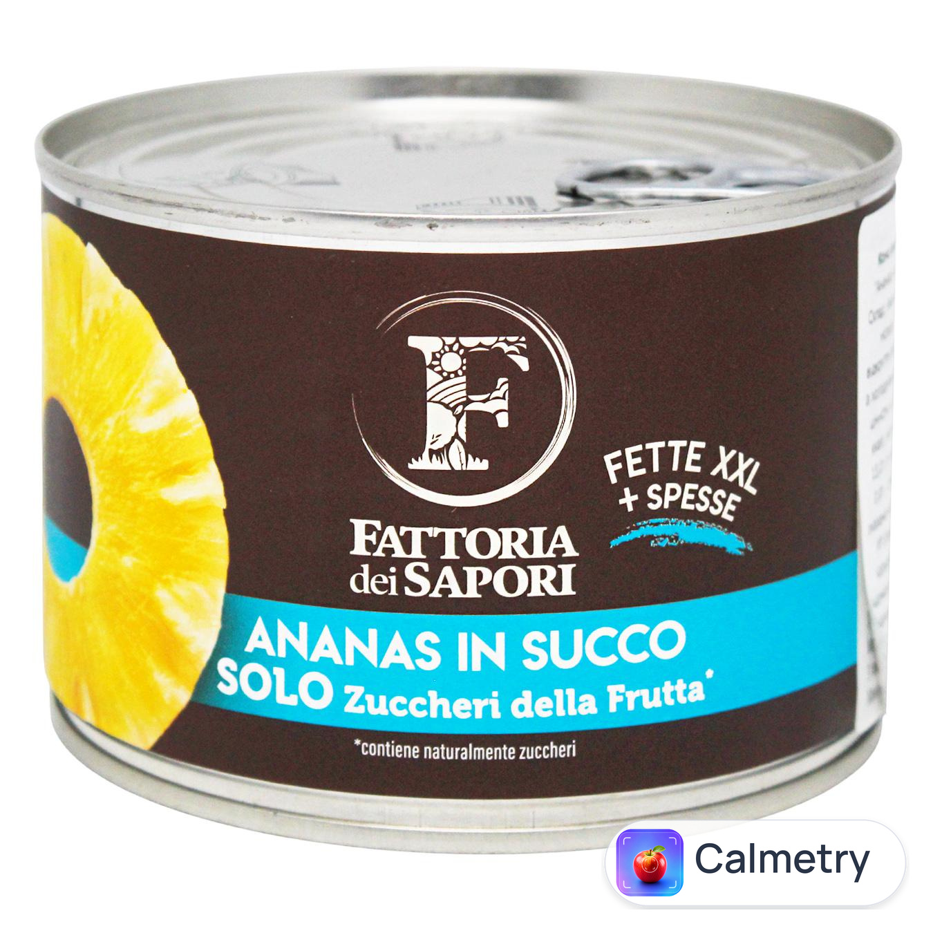 Ананаси Fattoria dei Sapori у натуральному соку 410г