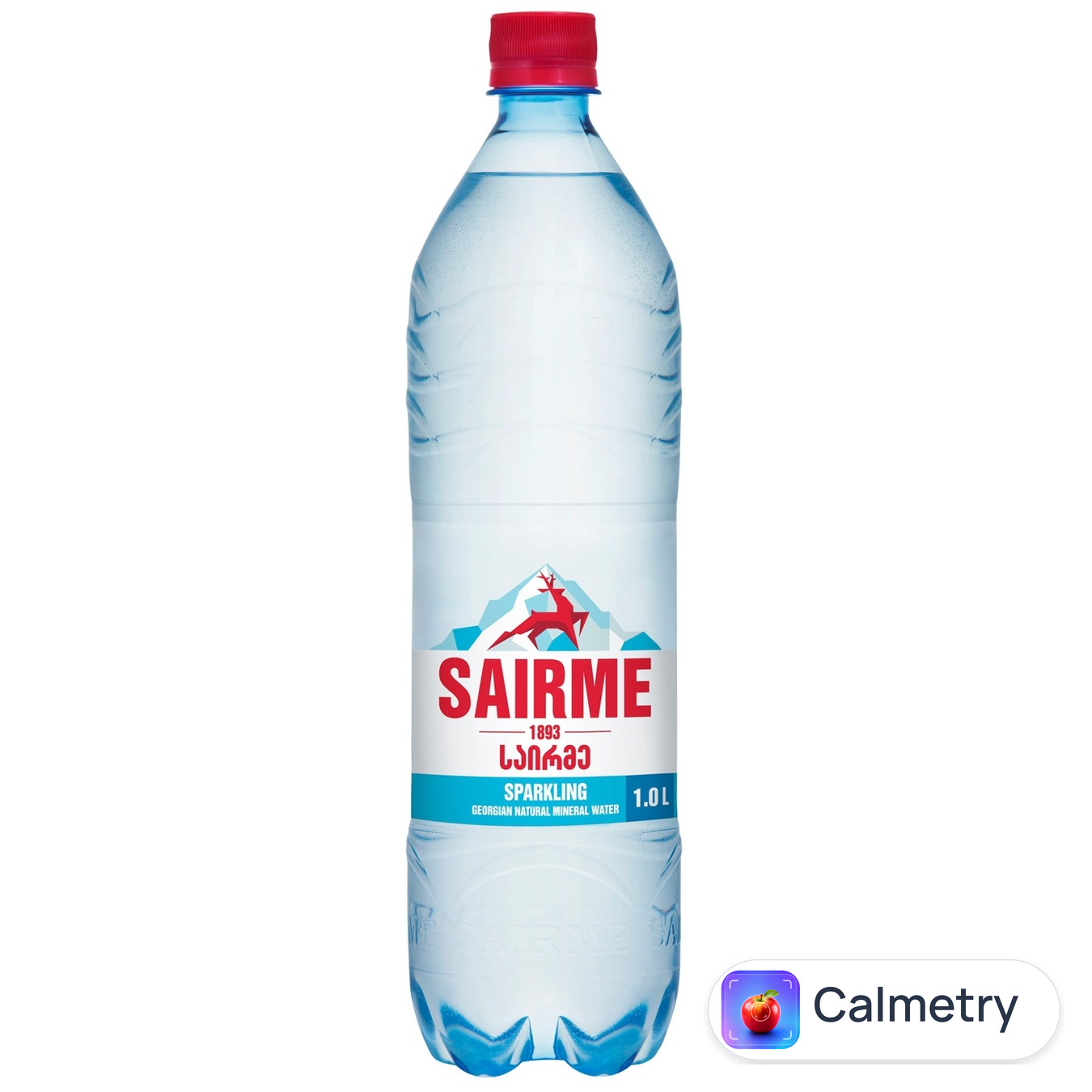 Вода мінеральна Sairme газована 1л