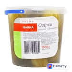 Огірки Marka Promo Домашні солоні 1кг — фото продукту