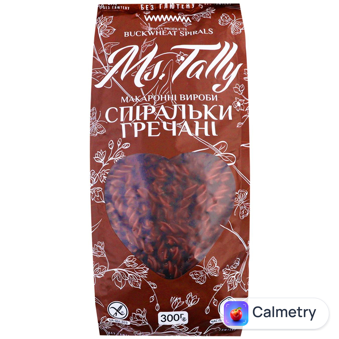 Макаронні вироби Ms.Tally Спіральки гречані без глютену 300г