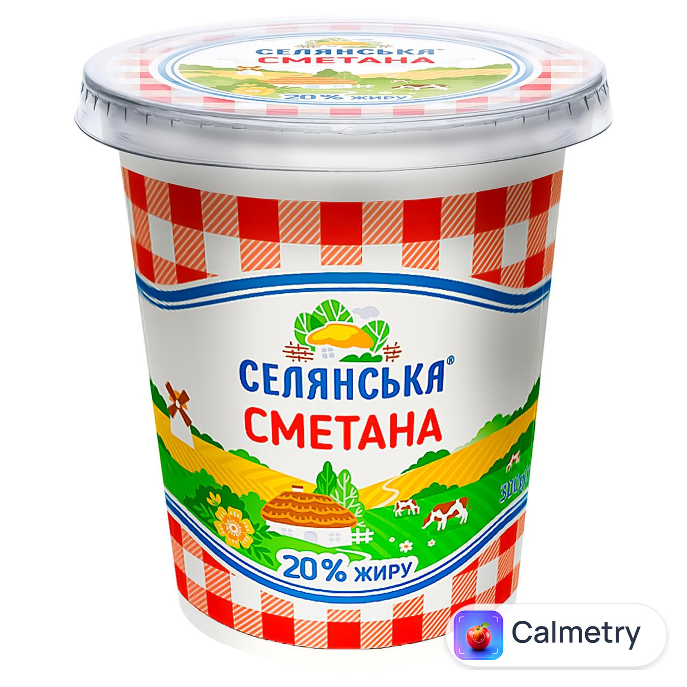 Сметана Селянська 20% 300г