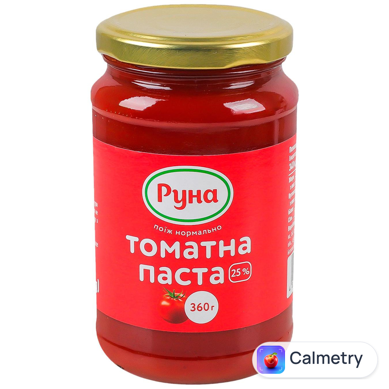 Паста томатна Руна 25% 360г