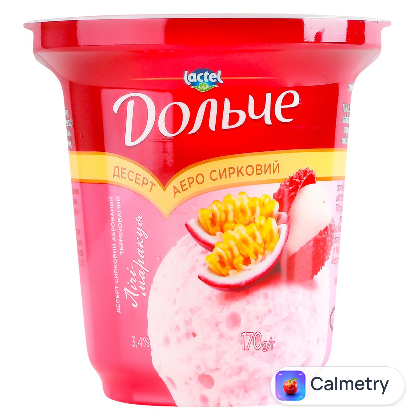 Десерт сирковий Дольче лічі-маракуя 3,4% 200г
