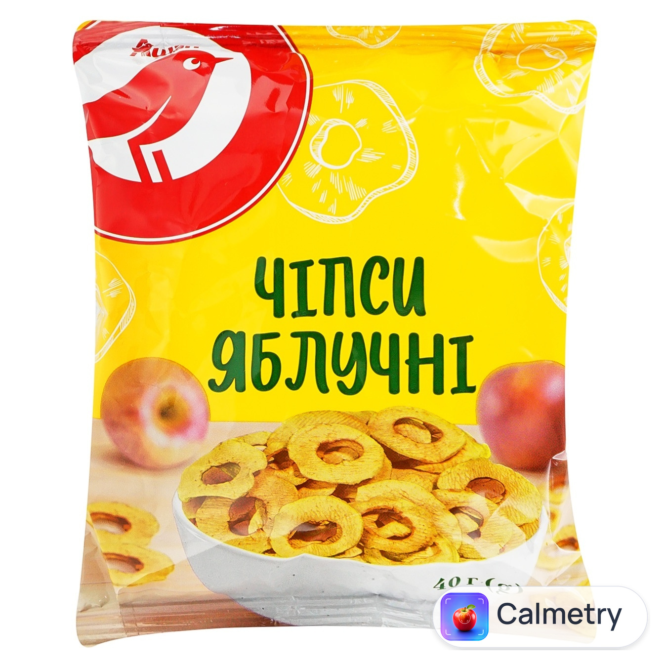 Чипси яблучні Auchan 40г