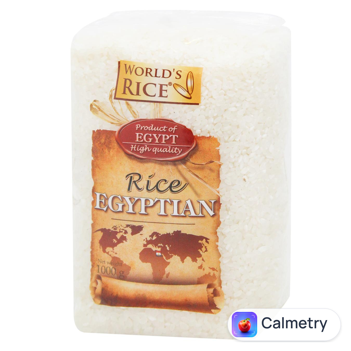 Рис World's Rice Єгипетський шліфований круглозернистий 1кг