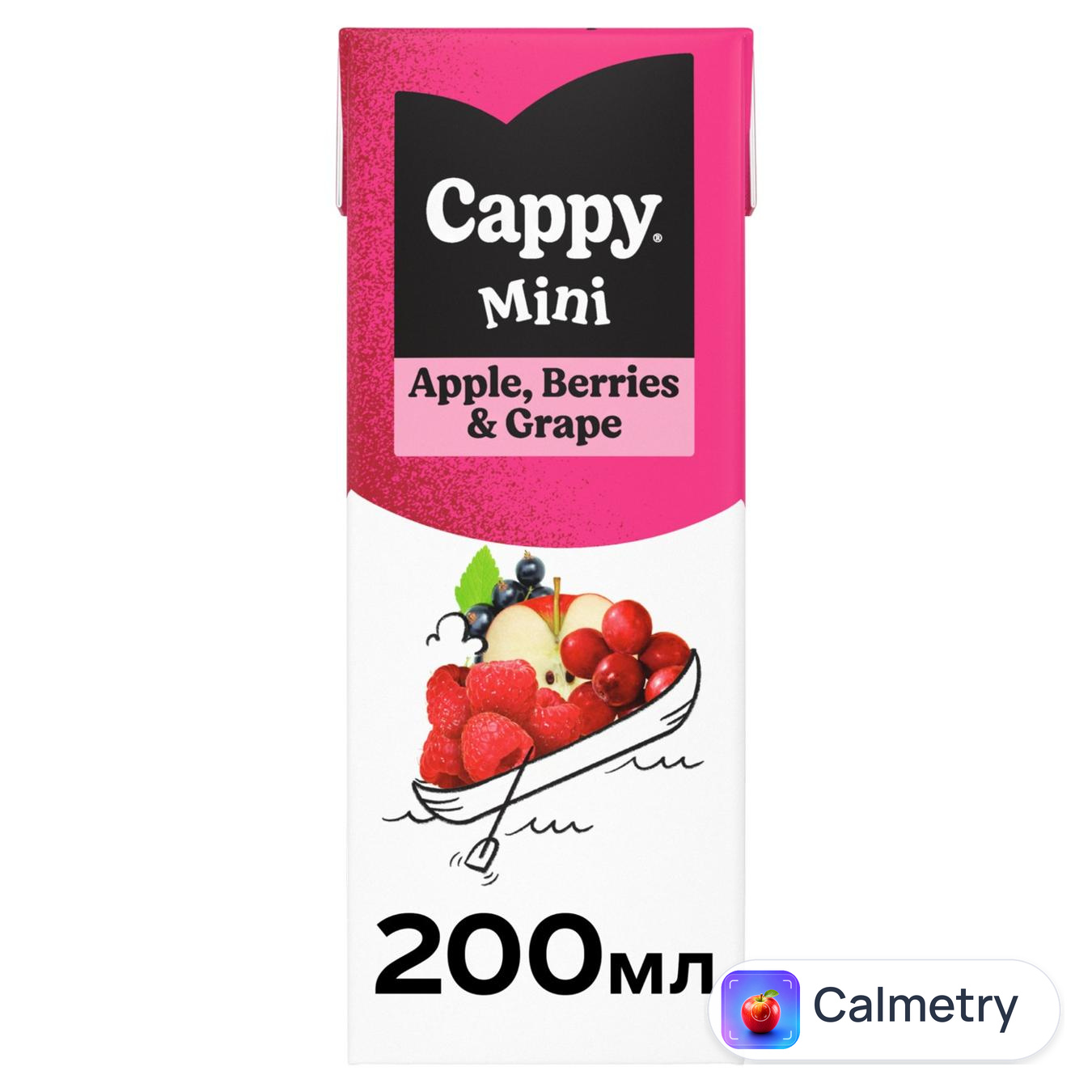Нектар Cappy Mini ягоди-виноград-яблуко 200мл — фото продукту