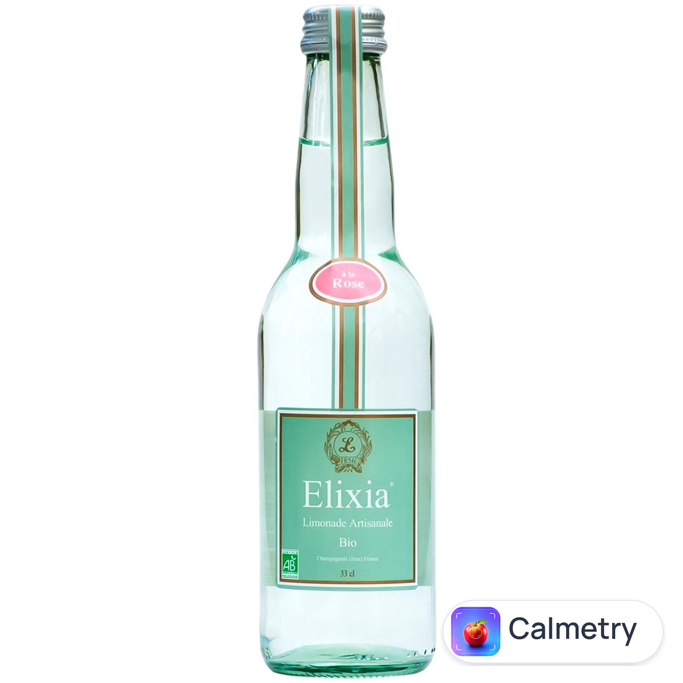 Напій газований Elixia Лимонад Троянда 0,75л