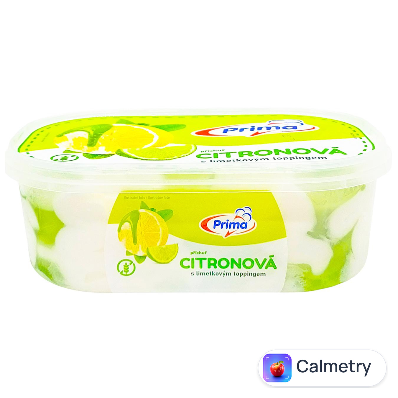 Морозиво Prima Лимонне з лаймом 510г