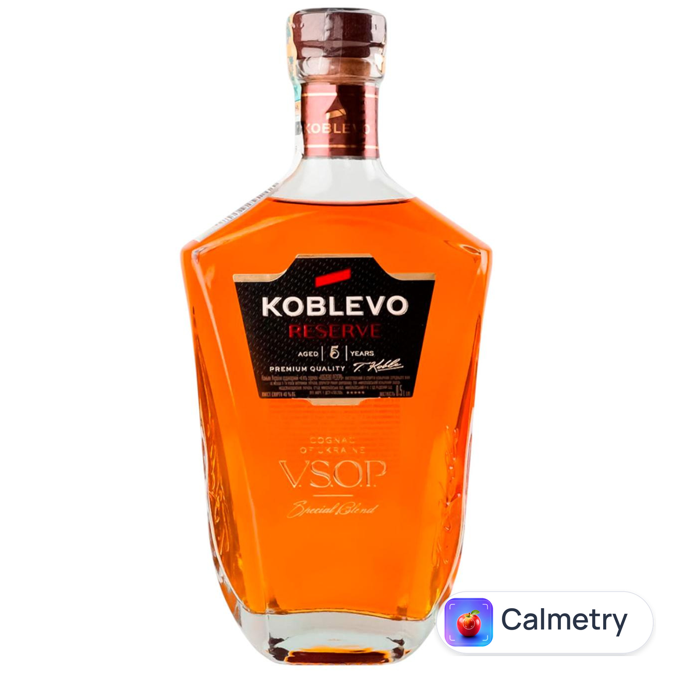 Бренді Koblevo Reserve VSOP 5 років 40% 0,5л — фото продукту