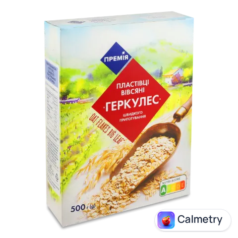 Пластівці вівсяні «Премія»® «Геркулес» швидкого приготування 500г