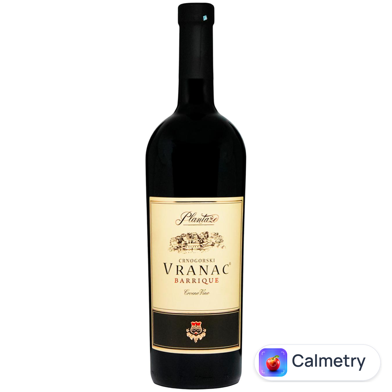 Вино Plantaze Vranac Barrique червоне сухе 14,5% 0,75л