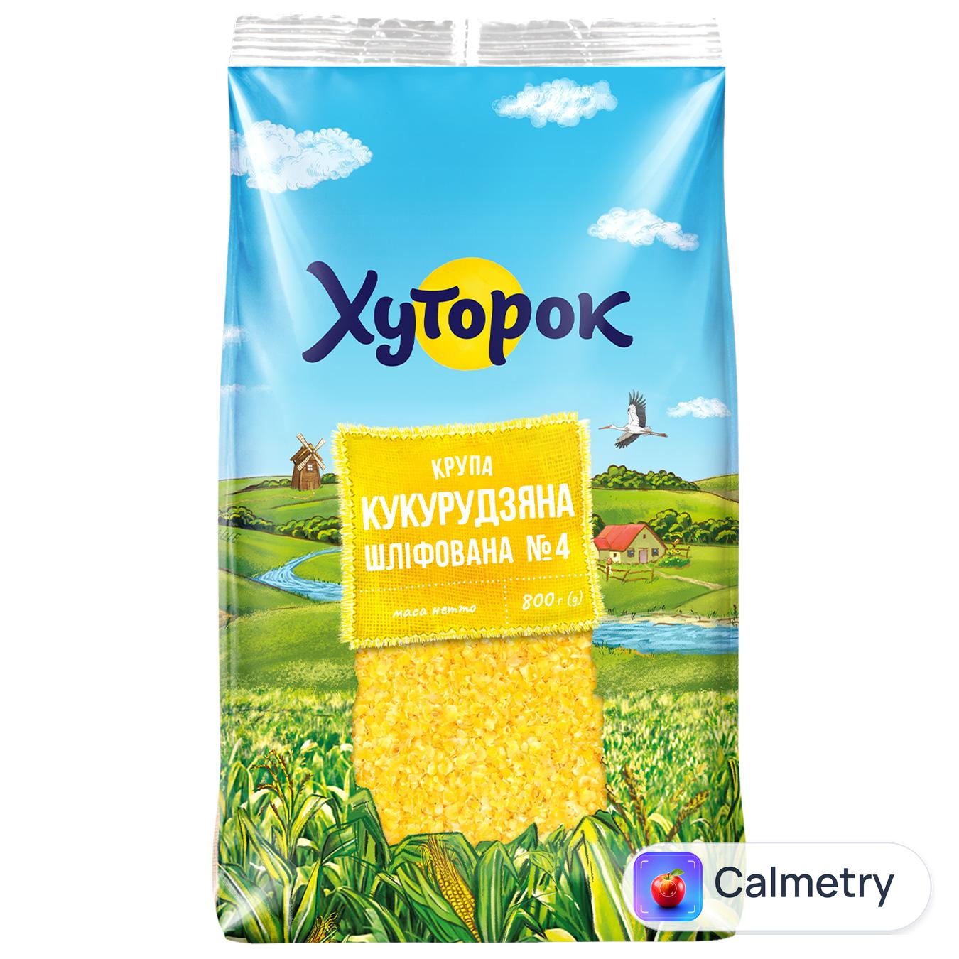 Крупа кукурудзяна Хуторок 800г — фото продукту