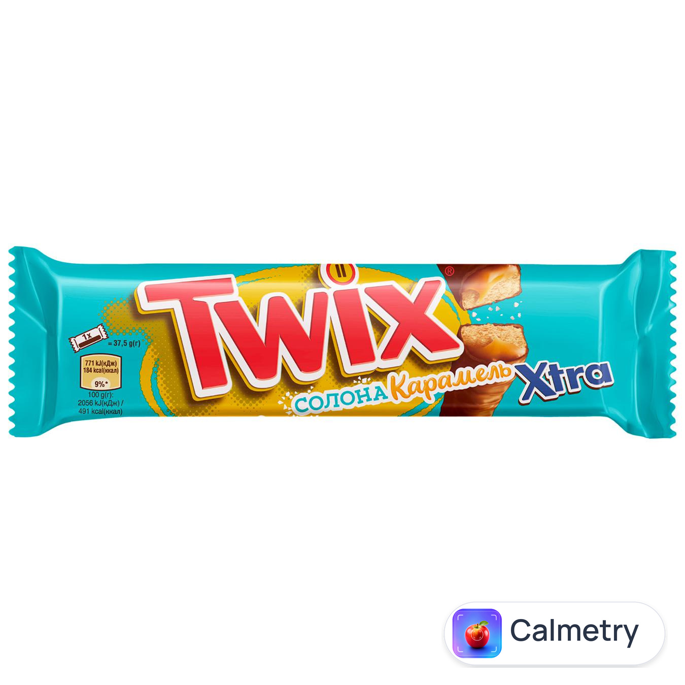 Батончик Twix Xtra із солоною карамеллю 75г
