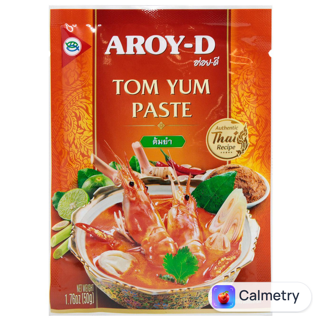 Паста Aroy-D Том Ям 50г — фото продукту