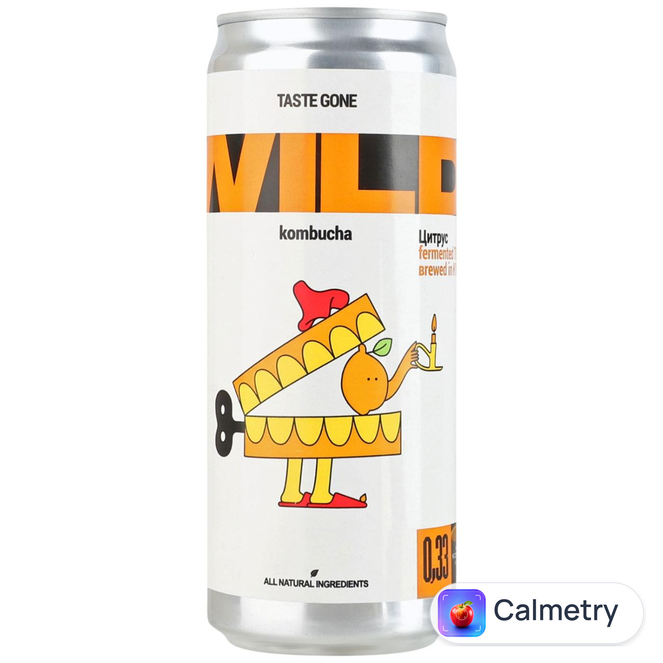 Комбуча Wild Kombucha Цитрус 0,33л