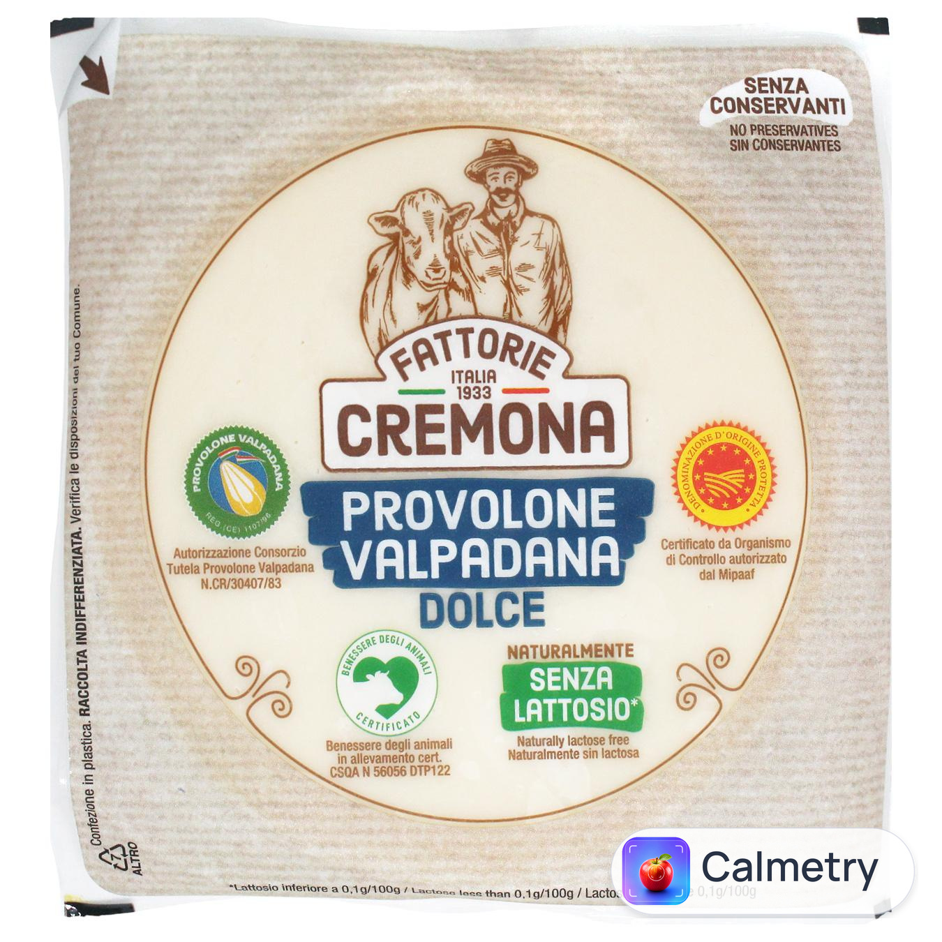 Сир Fattorie Cremona Provolone Valpadana 44% 150г