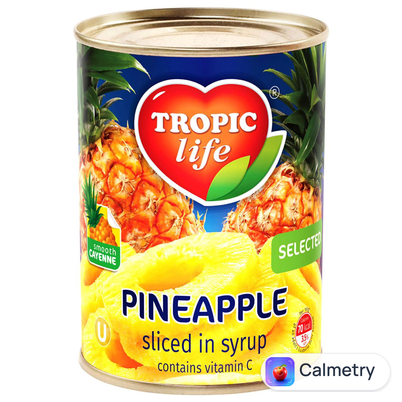 Ананас Tropic Life кільцями 580г