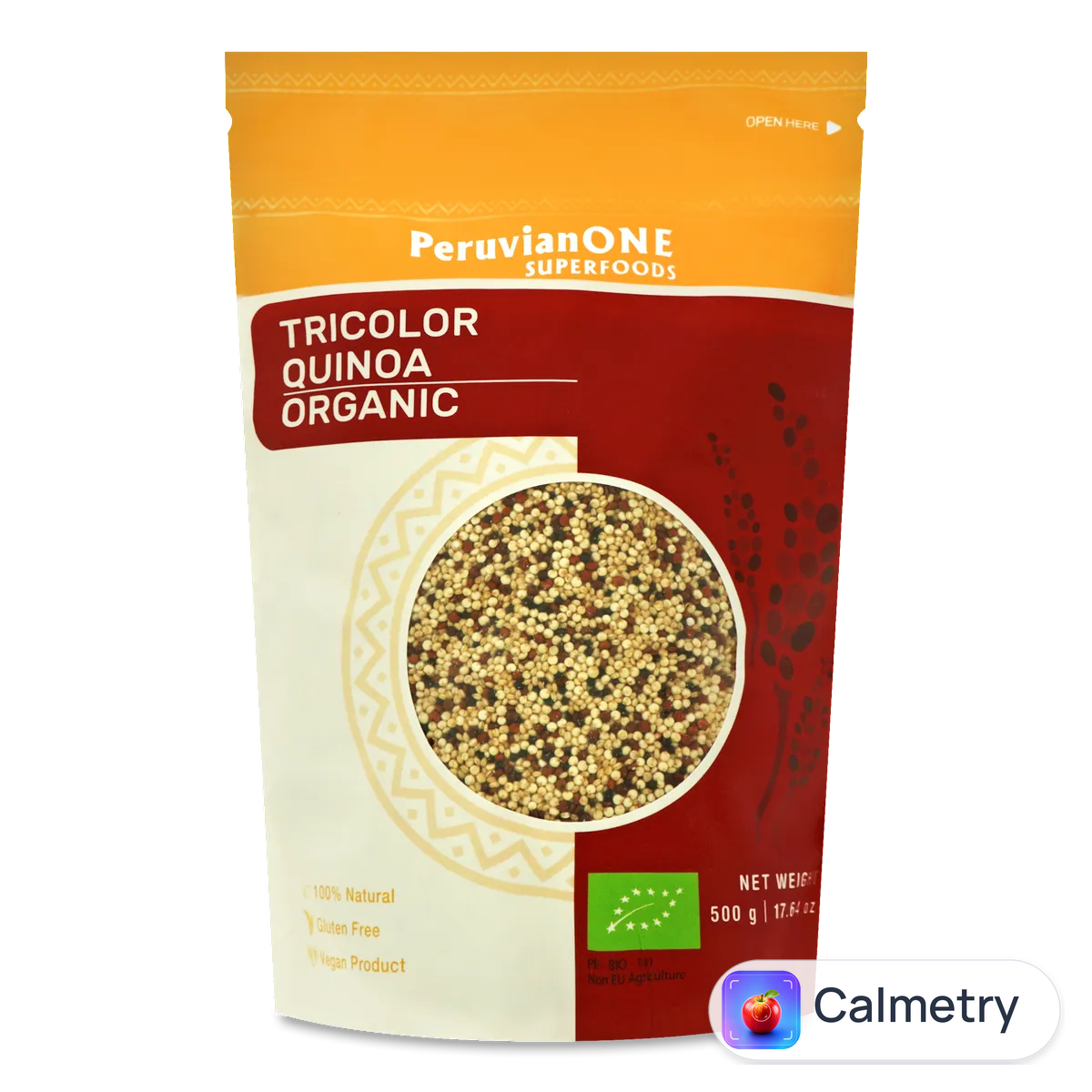 Кіноа PeruvianONE Superfoods суміш білої, червоної та чорної органічна 500г