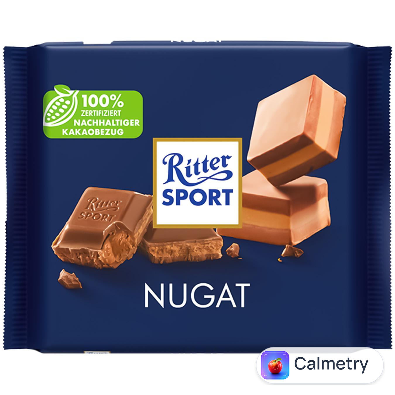 Шоколад молочний Ritter Sport з начинкою праліне 100г