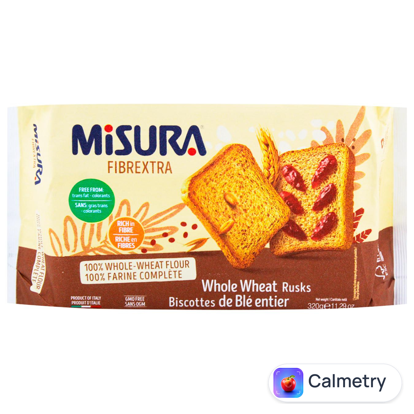 Хлібці Misura цільнозернові 320г