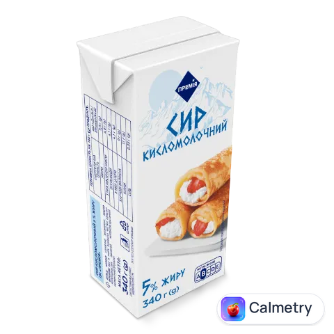 Сир кисломолочний «Премія»® 5% т/б