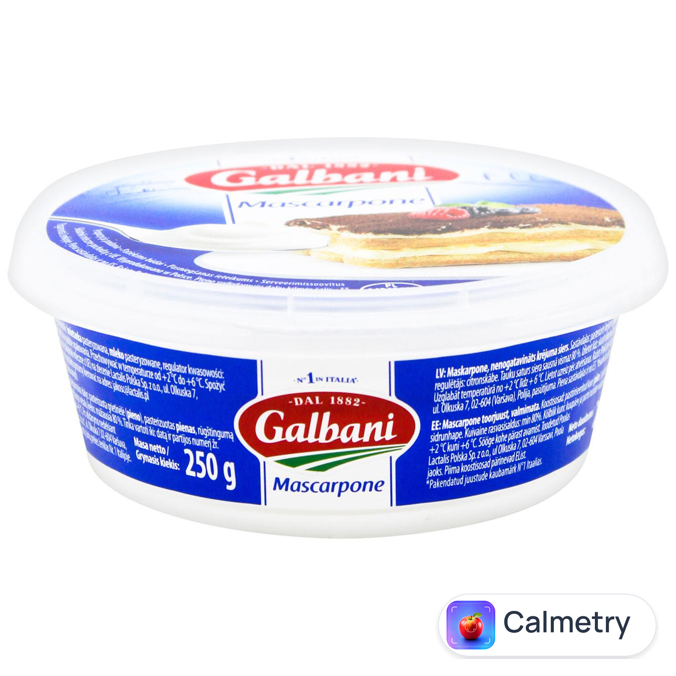 Сир Galbani Mascarpone 80% 250г